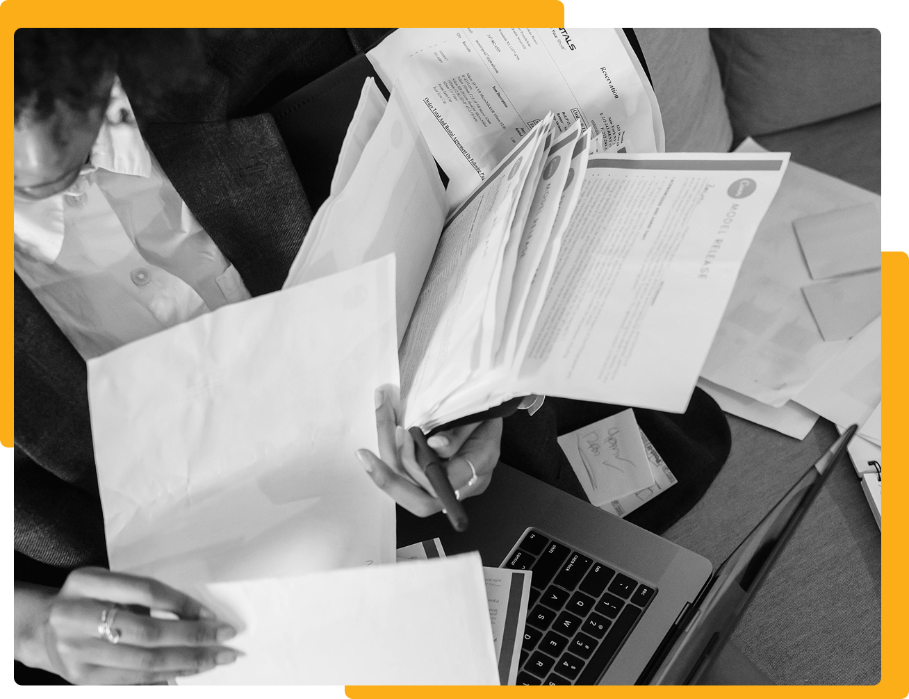 service-business-paperwork