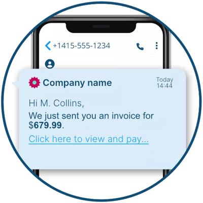 SMS-invoice