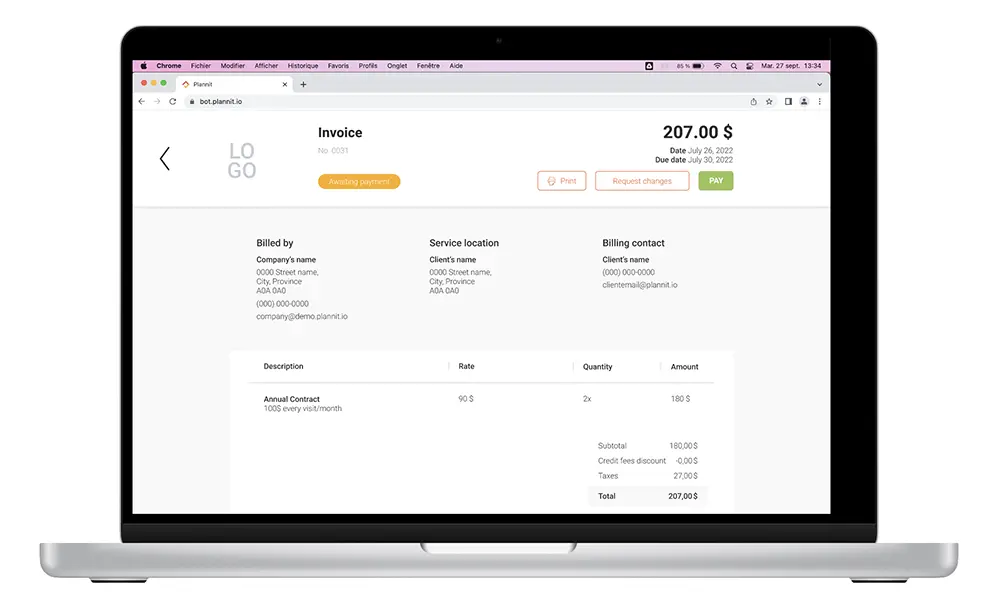 Online-billing-app