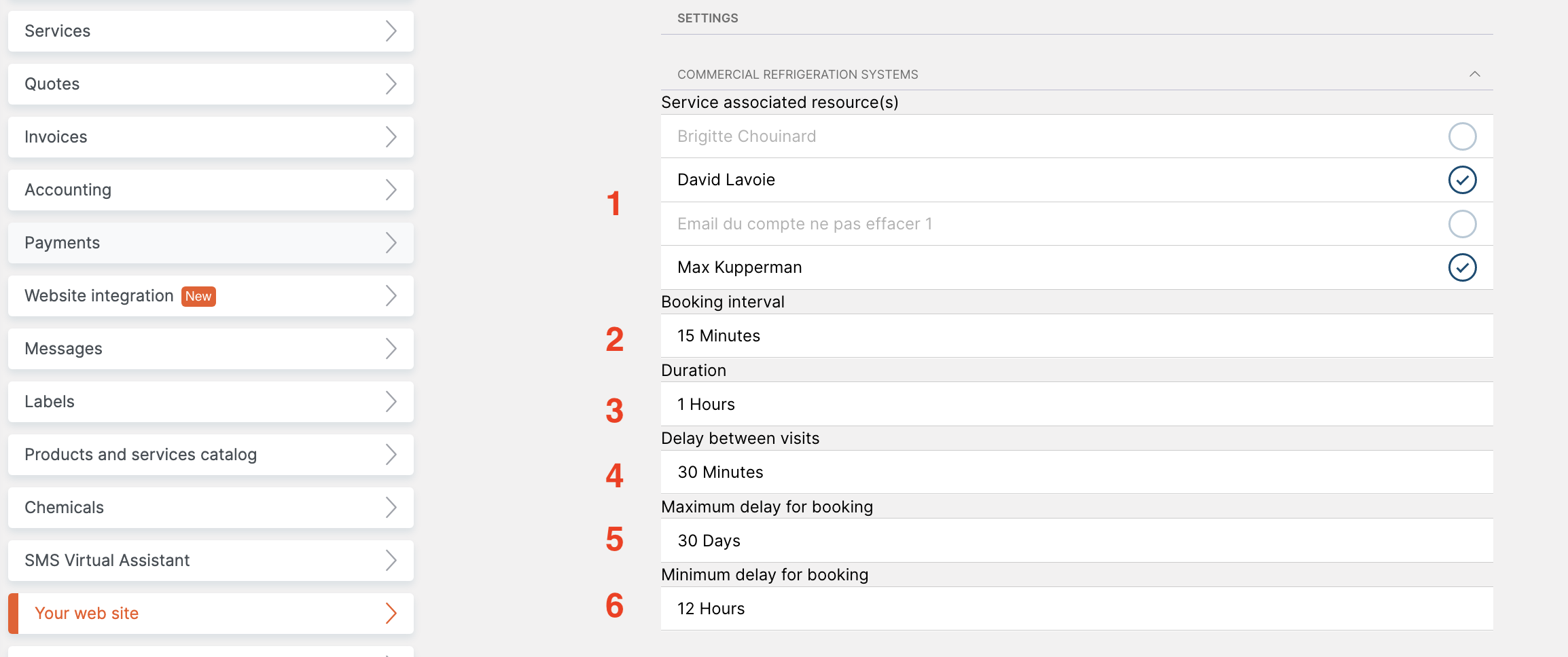 online-booking-settings